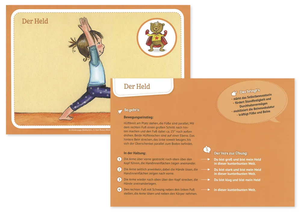 Karten-Set "30 Kinderyoga-Bildkarten"