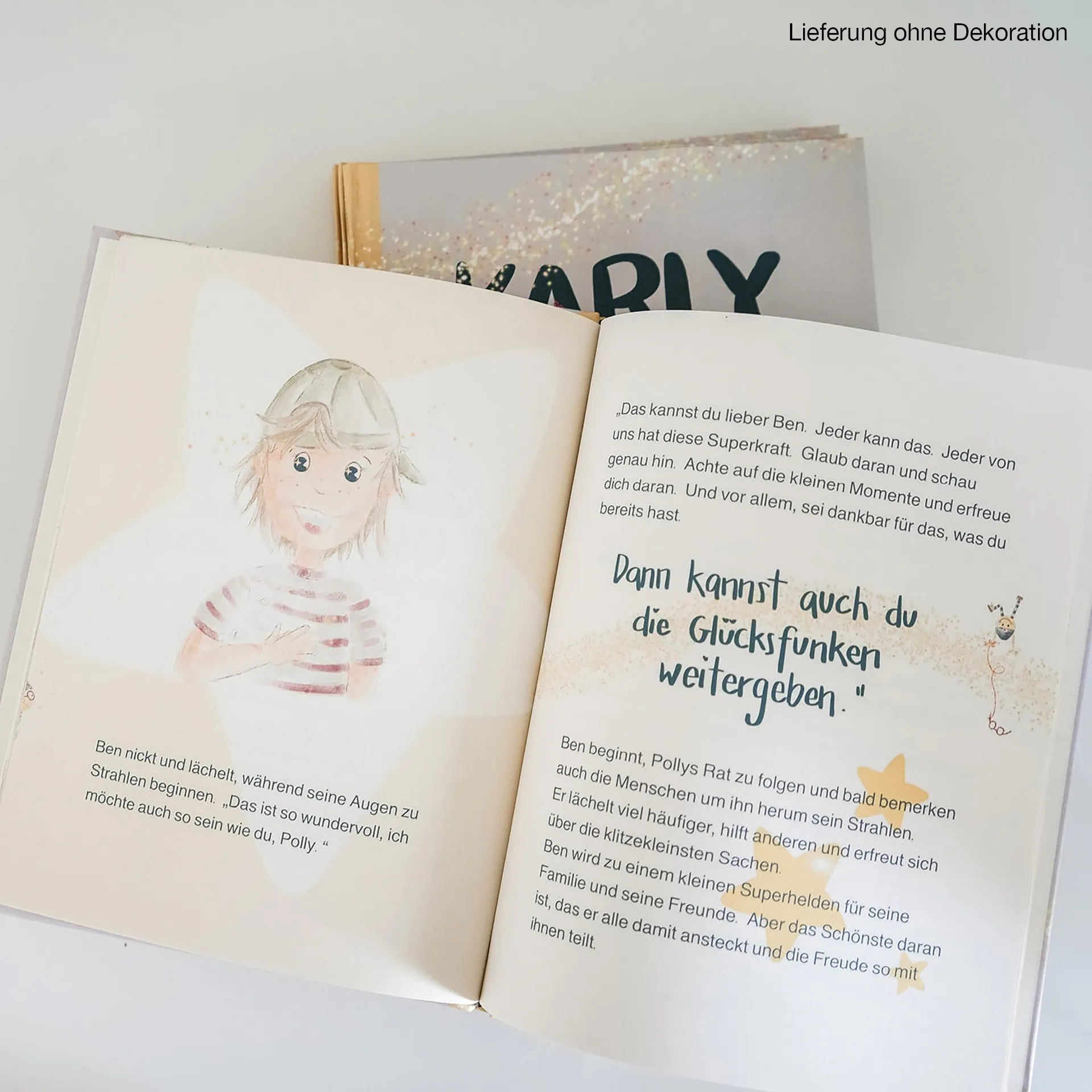 Buch "KARLY und die Magie seiner Glücksfunken", Hardcover, 48 Seiten