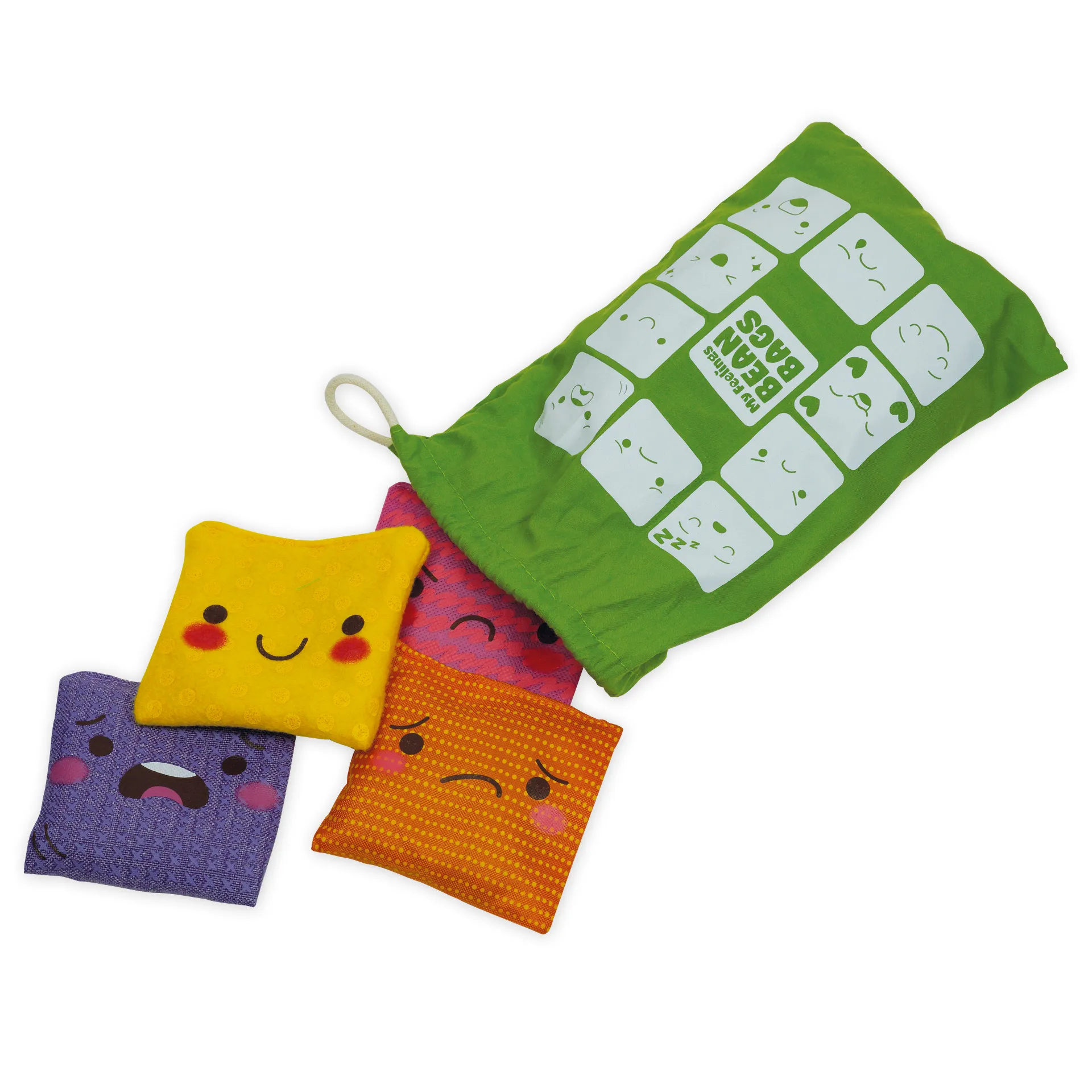 Emotionen-Bohnensäckchen, 10-tlg. im Beutel