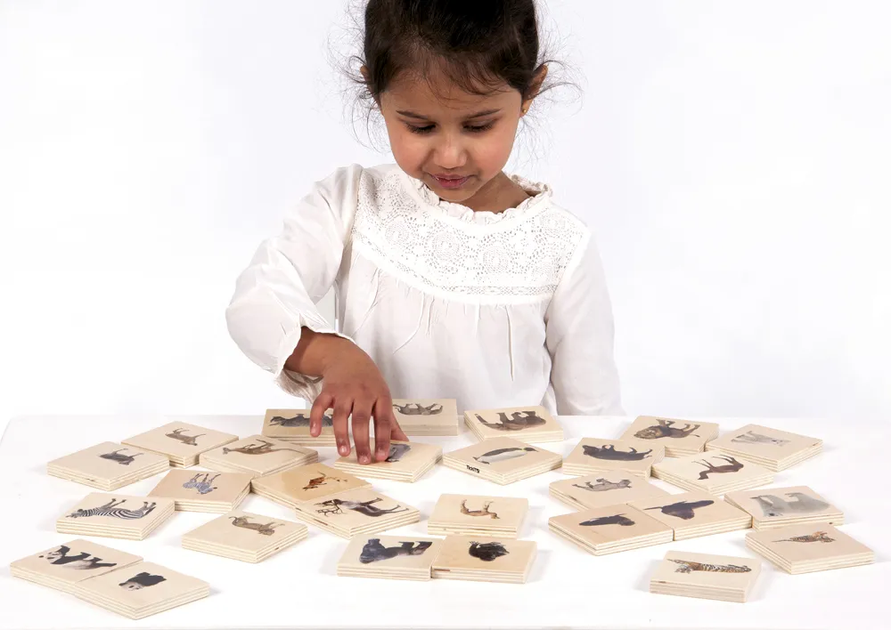 Mutter und Kind Memospiel "Wilde Tiere", 28-tlg.