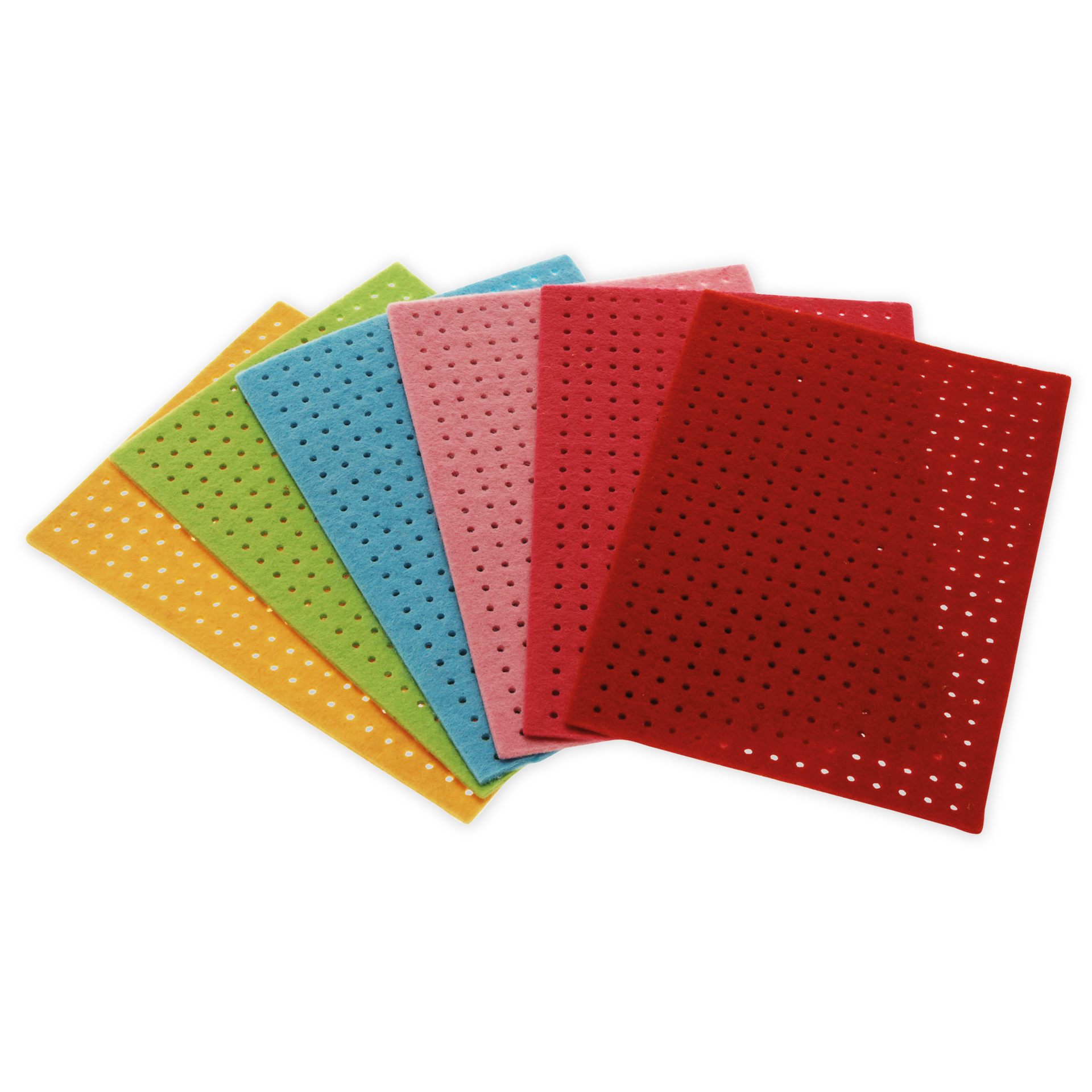 Stick-Platten aus Filz, 12x17,5 cm, 6 Stück