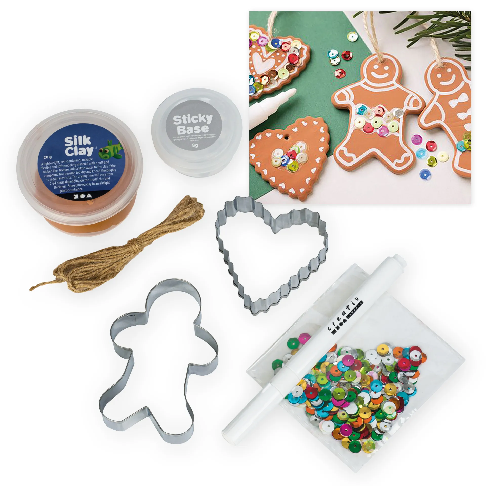 Bastelset "Lebkuchen-Anhänger"