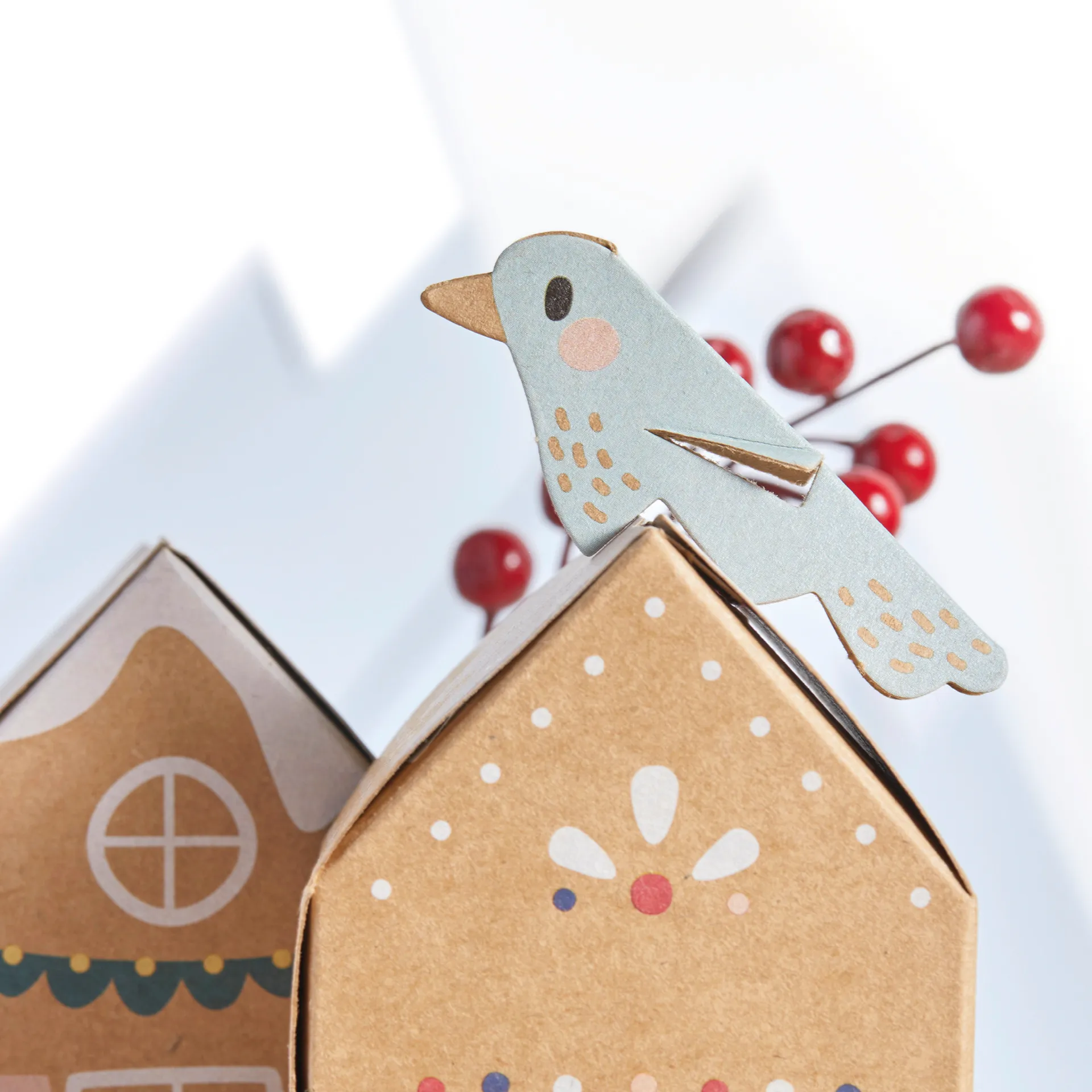 Bastelset "Adventskalender Village in the Snow", 113-tlg.