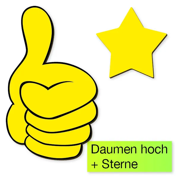 Moderations-Material, magnetisch, 64-tlg.