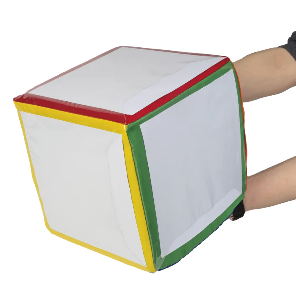 Blanko-Würfel mit Einstecktaschen 25 cm