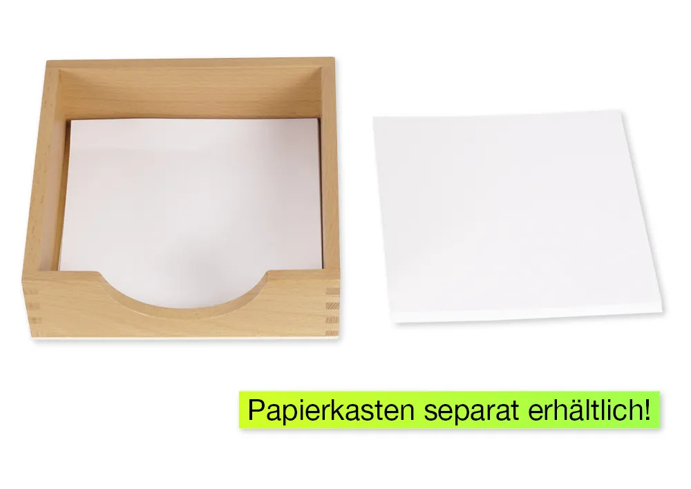 TimeTEX Einsatzfigurenpapier, 14 x 14 cm, 500 Seiten "Montessori Premium"