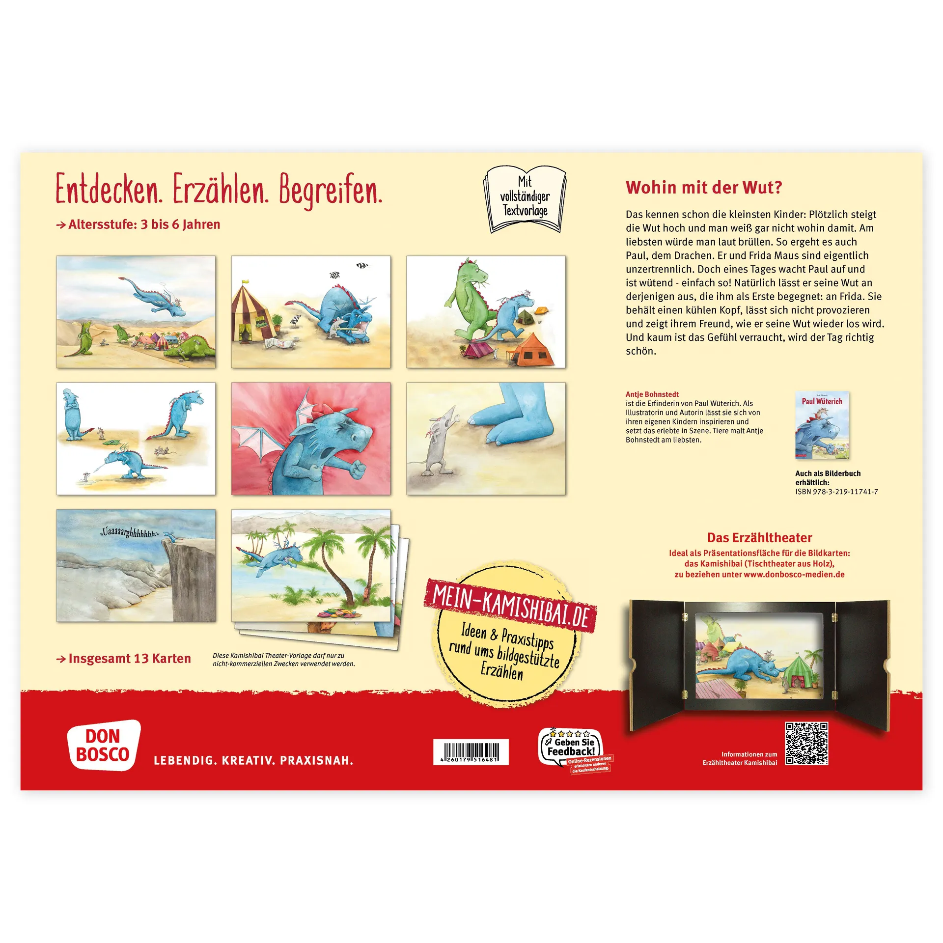 Bildergeschichten-Karten "Paul Wüterich", 13-tlg.