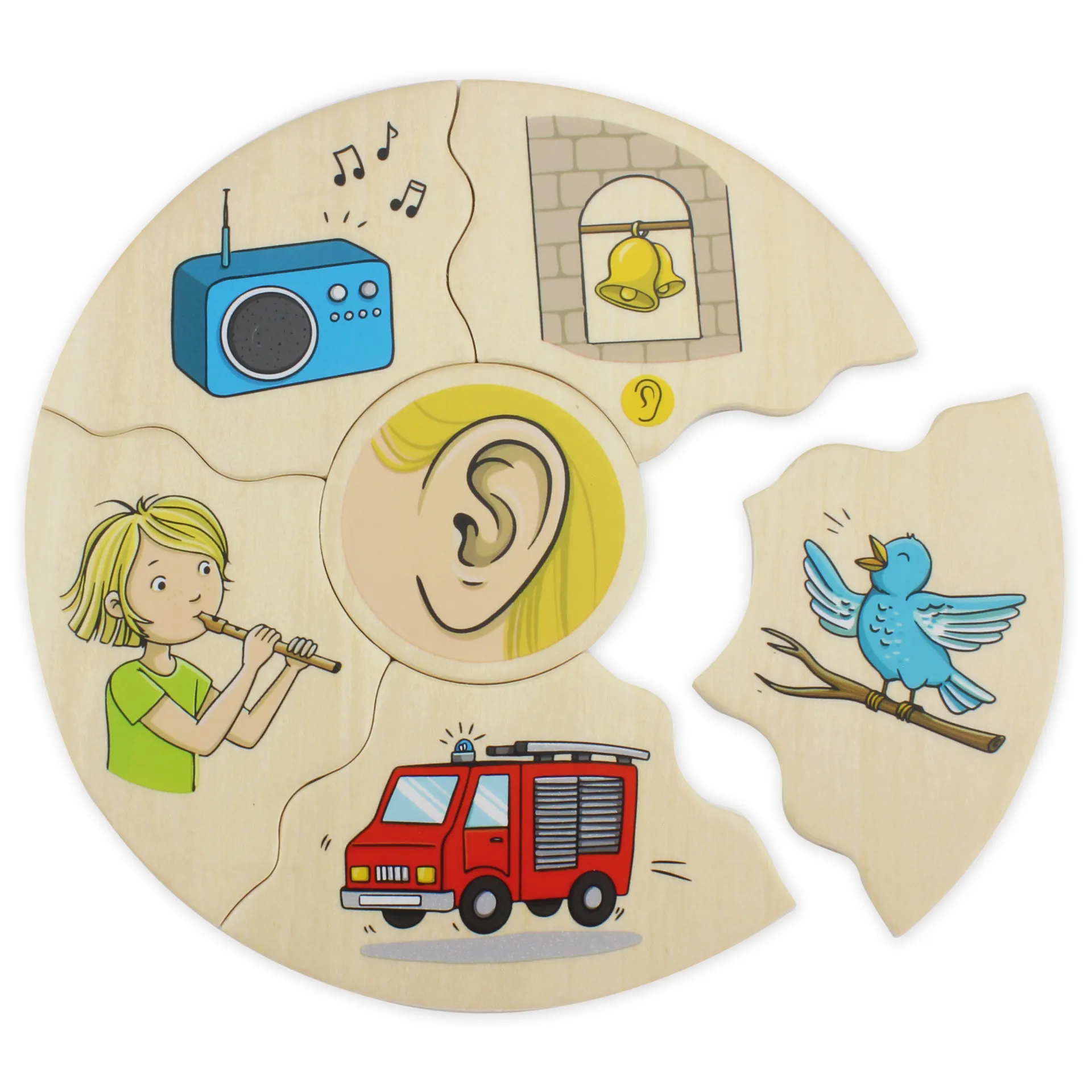 Puzzle Humanico "5 Sinne", 30-tlg.