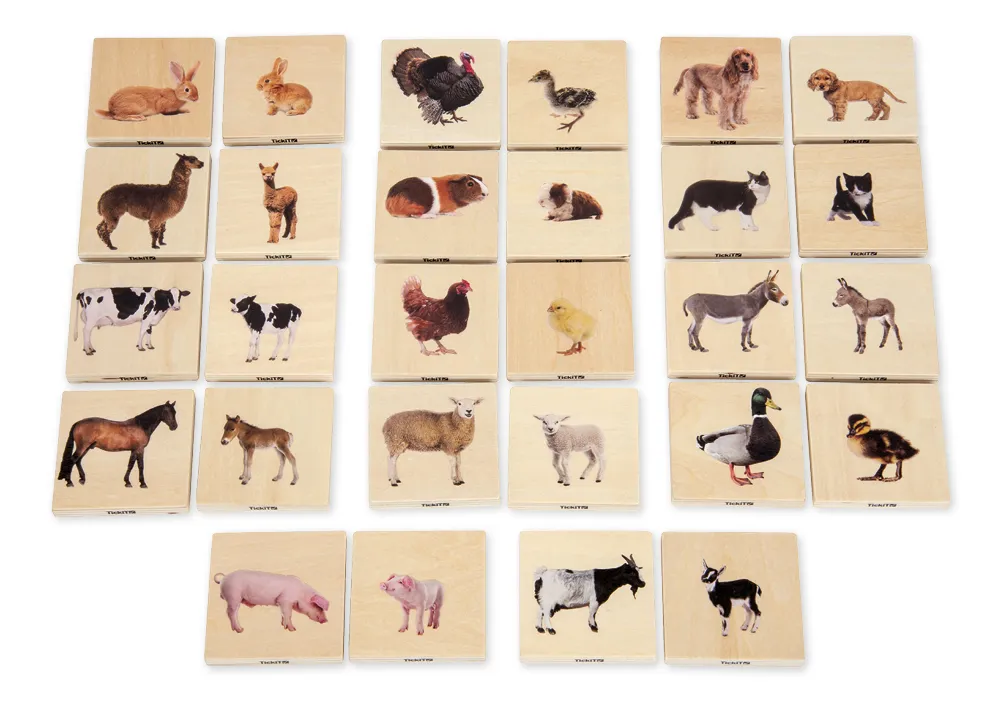Mutter und Kind Memospiel "Haustiere", 28-tlg.
