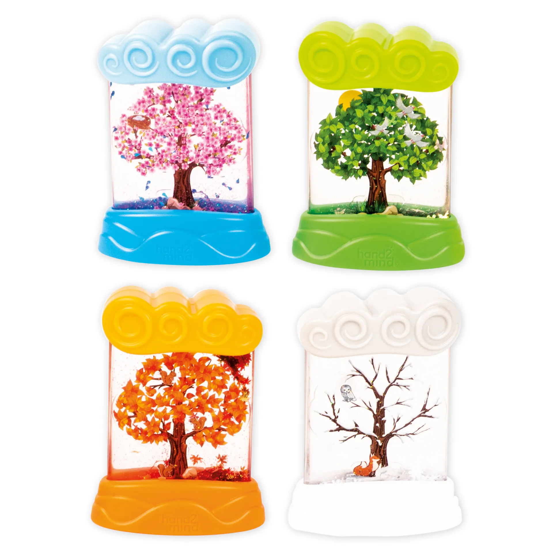 Jahreszeiten-Baum zum Schütteln, 4-tlg.
