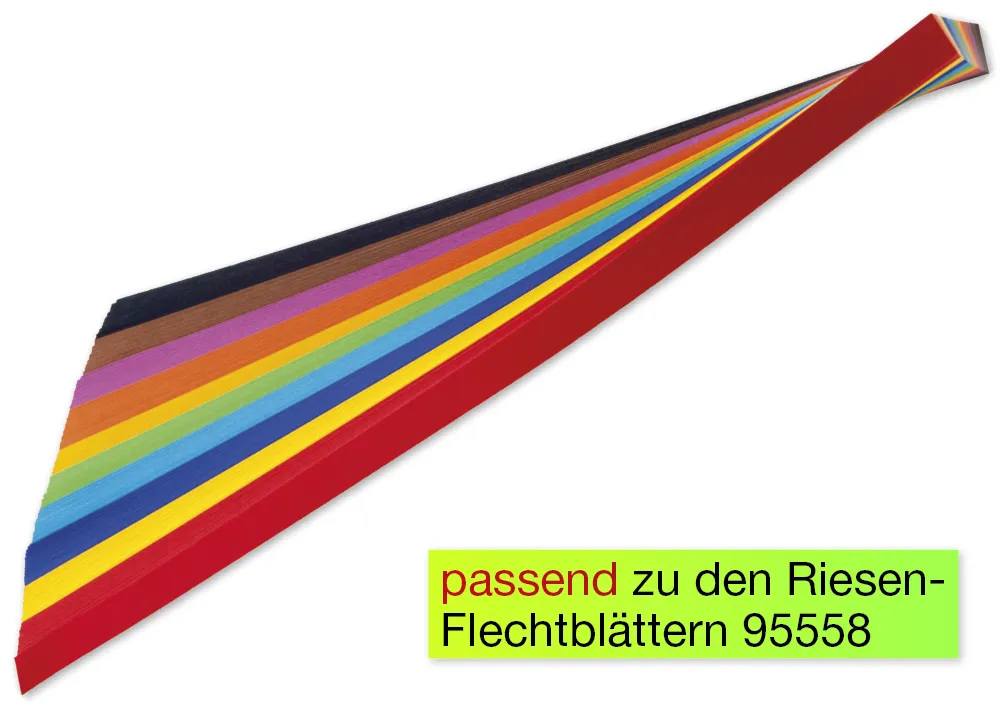 Flechtstreifen 50x1,5 cm, 200 Stück