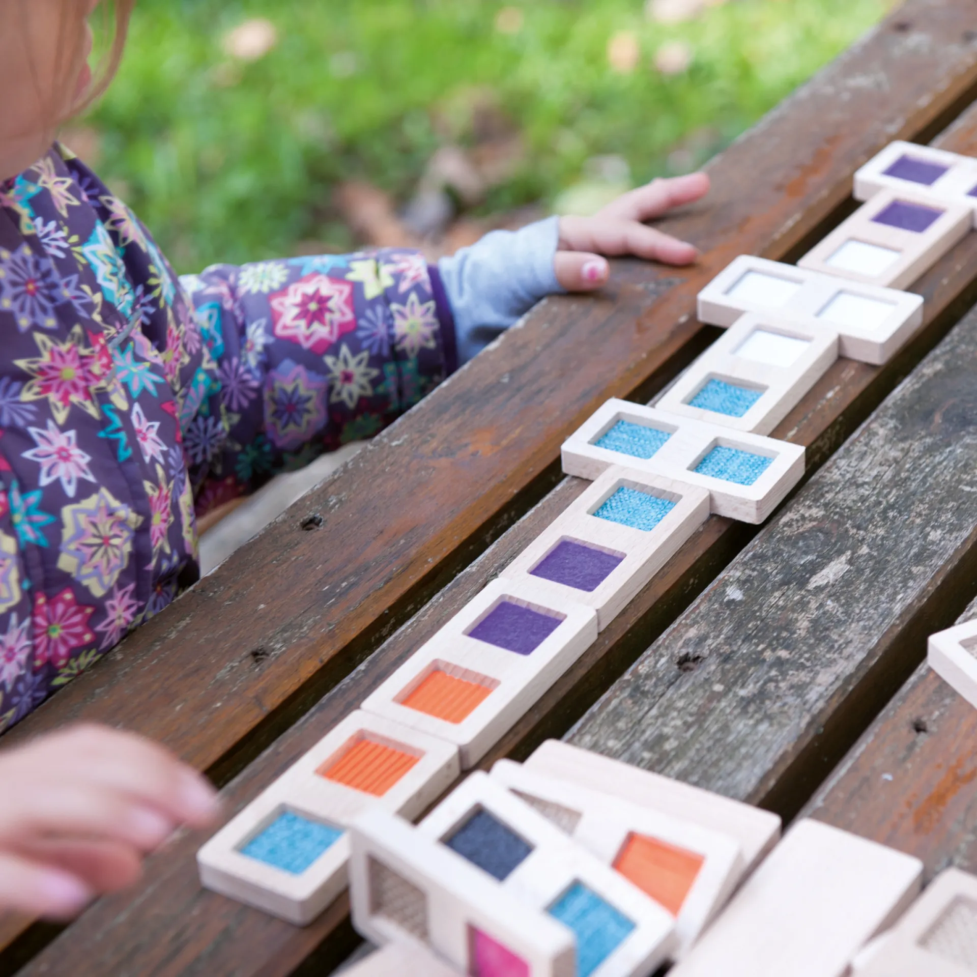 Tast-Domino "Textur", 29-tlg.