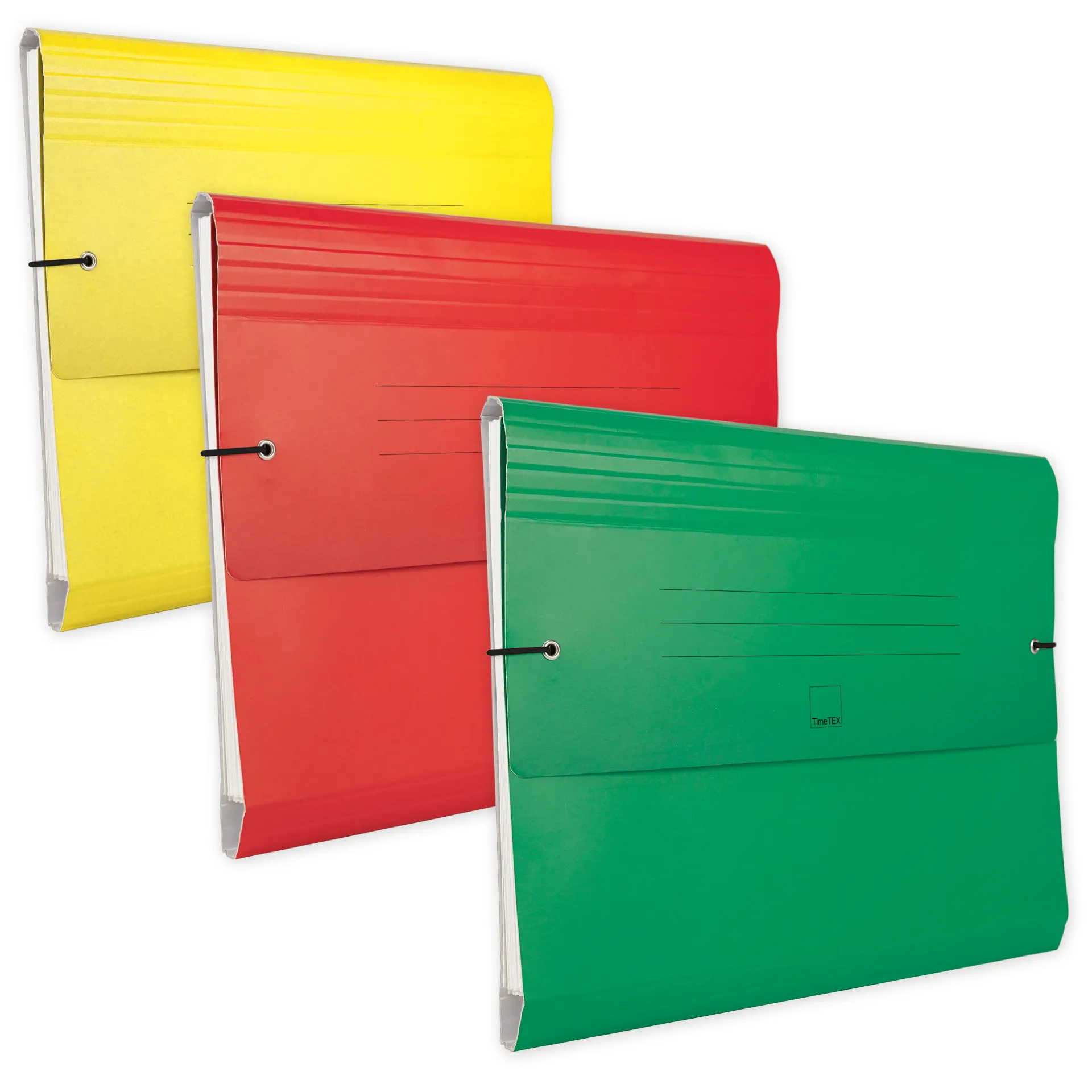 Fächermappe aus Pappe A4-Plus, farbig