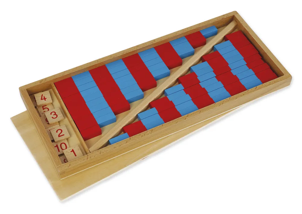 TimeTEX Kleine Numerische Stangen "Montessori Premium"