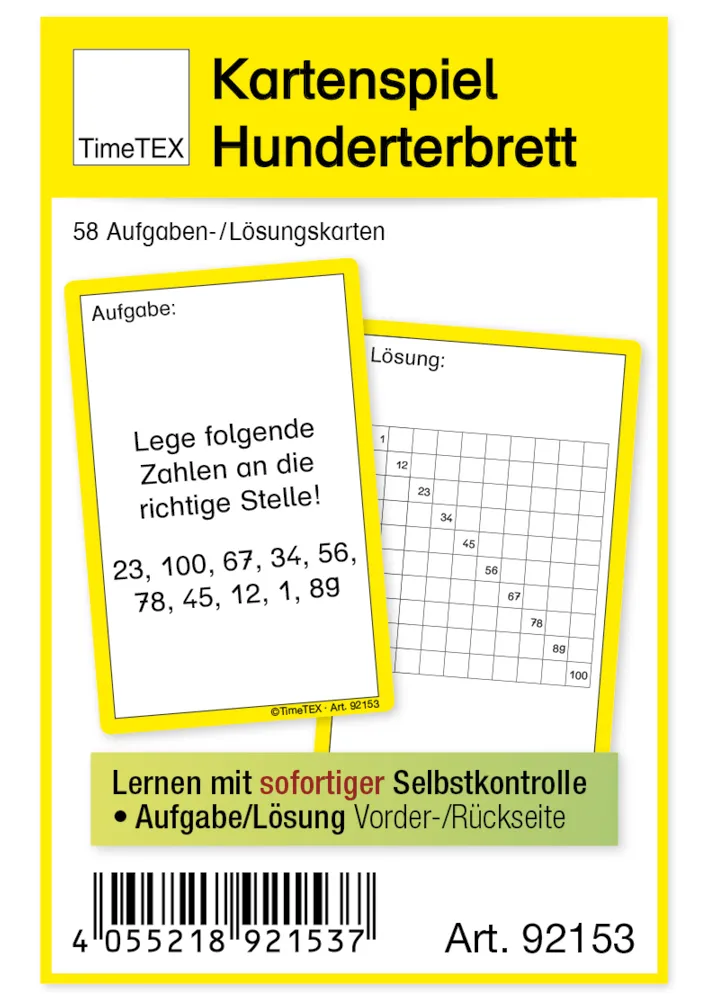 Kartenspiel "Hunderter-Brett", 60-tlg.