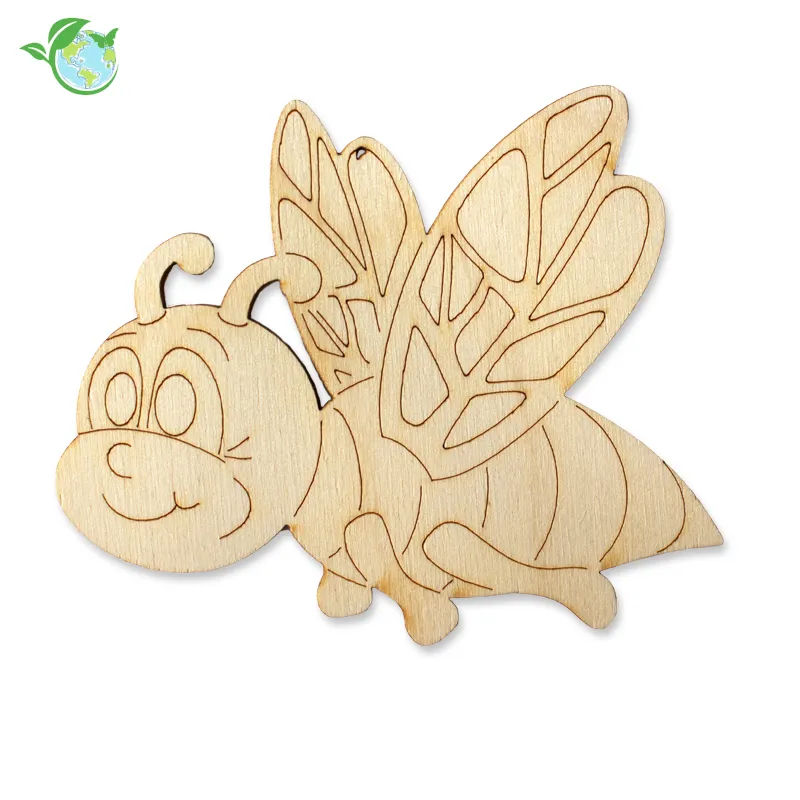 Fliegende Holz-Biene zum Gestalten, 10 cm breit