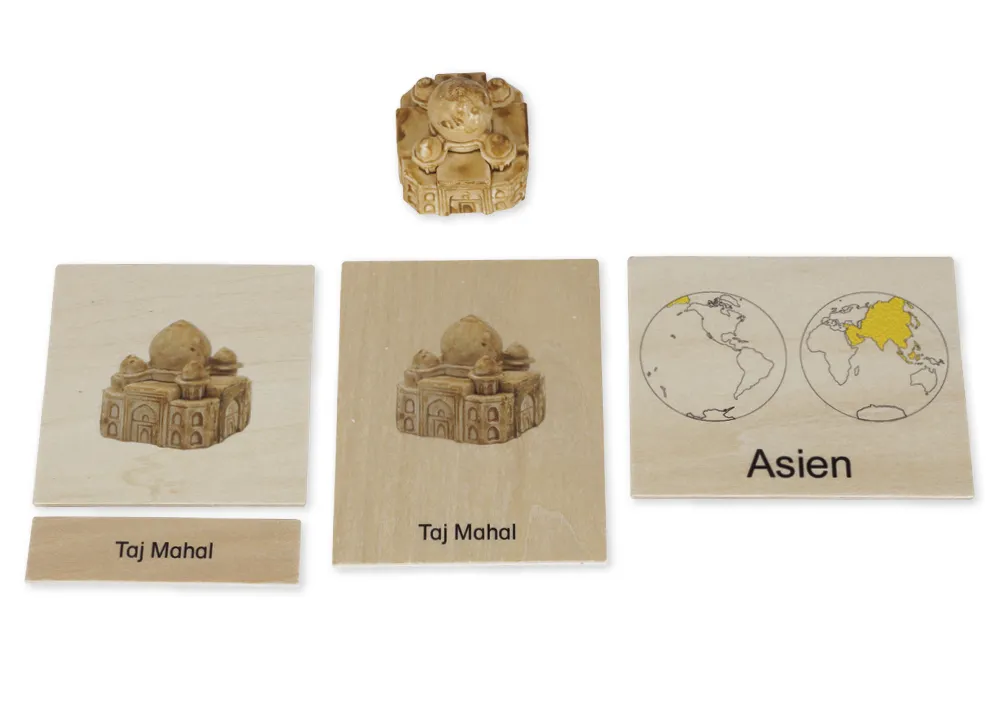 TimeTEX Wahrzeichen-Kontinent-Box "Montessori Premium"