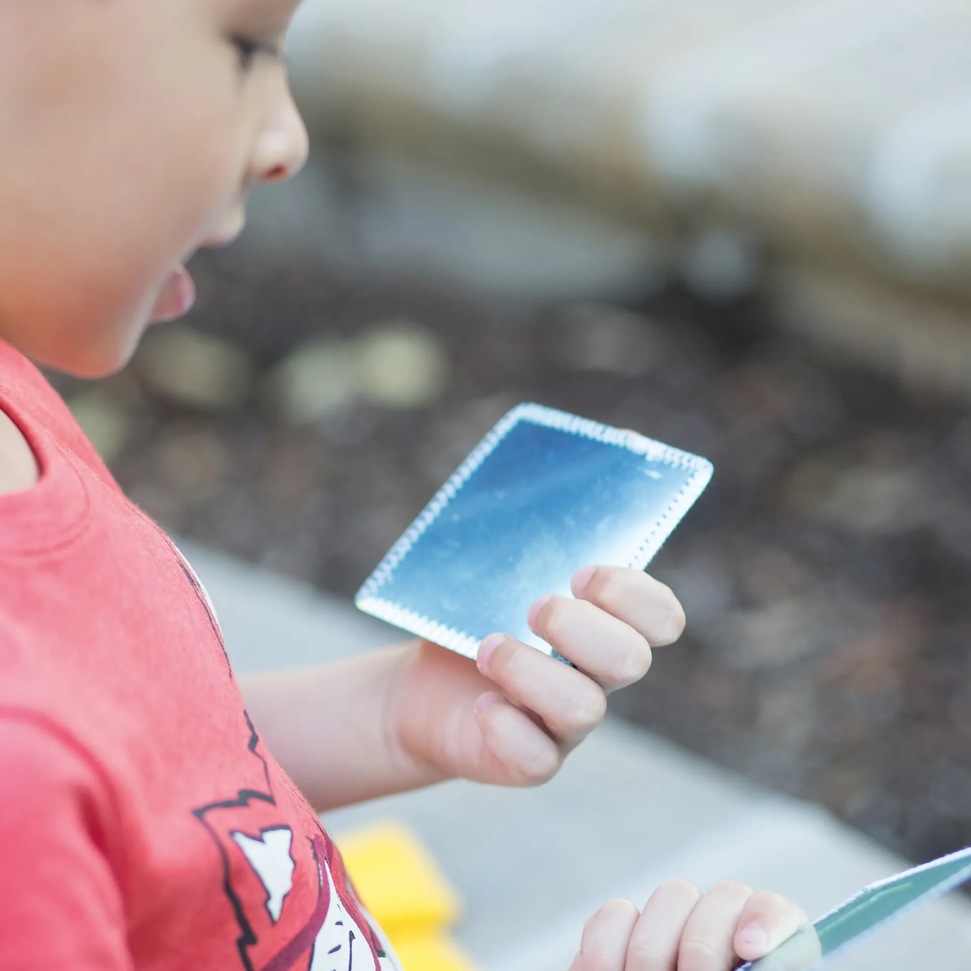 Tast-Memospiel "Textile Quadrate", 20-tlg.