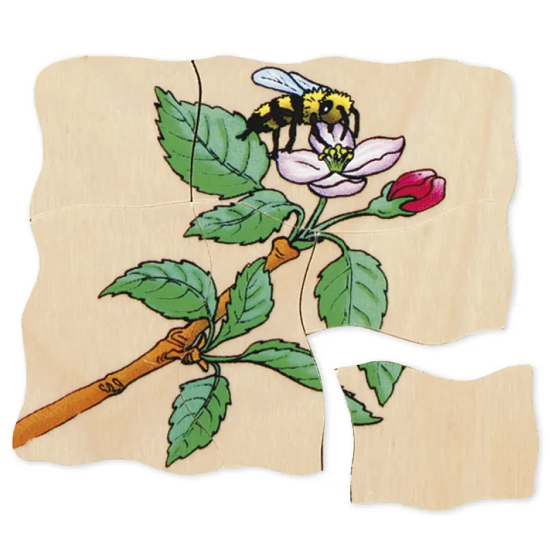 beleduc Schichten-Puzzle "Apfel", 30-tlg.