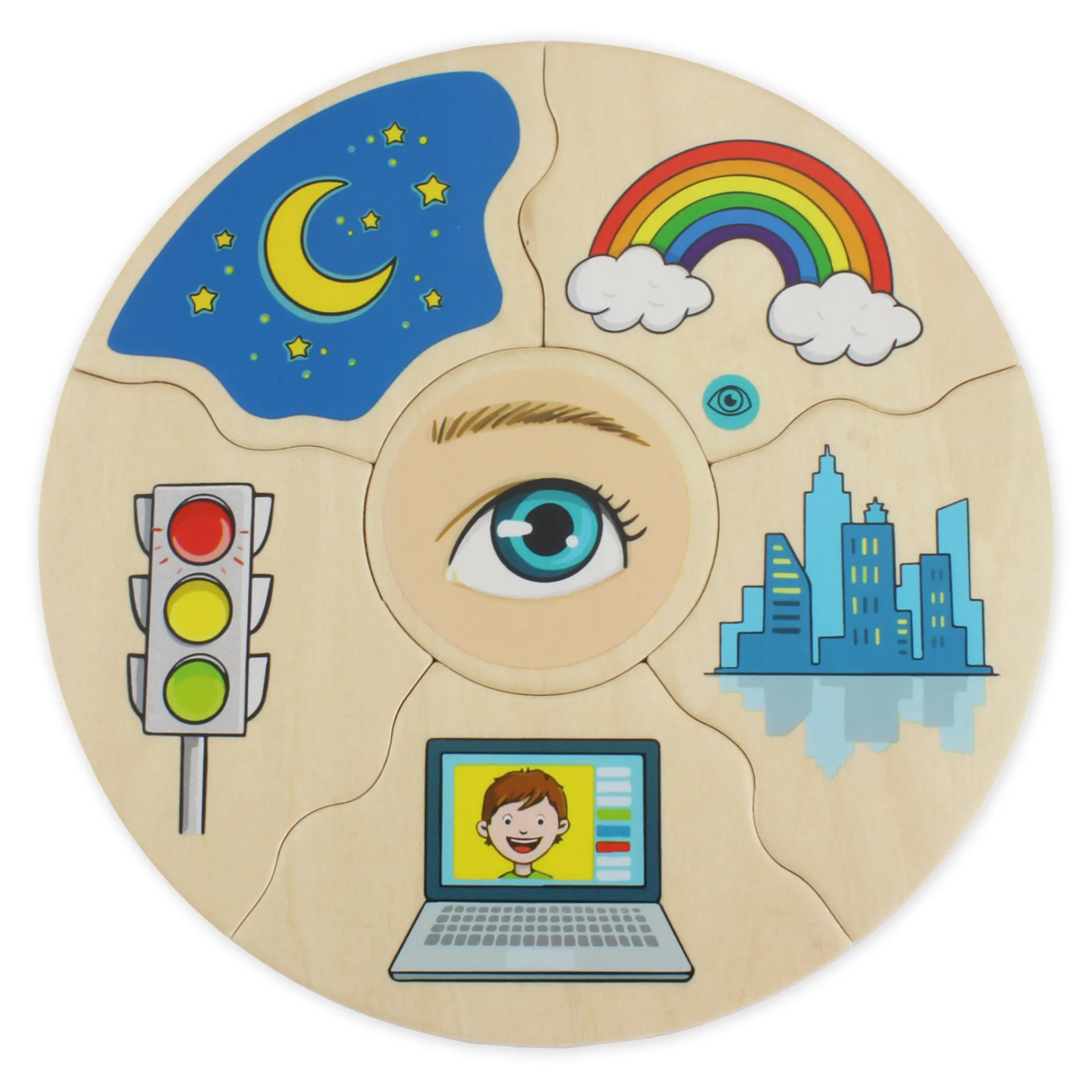 Puzzle Humanico "5 Sinne", 30-tlg.