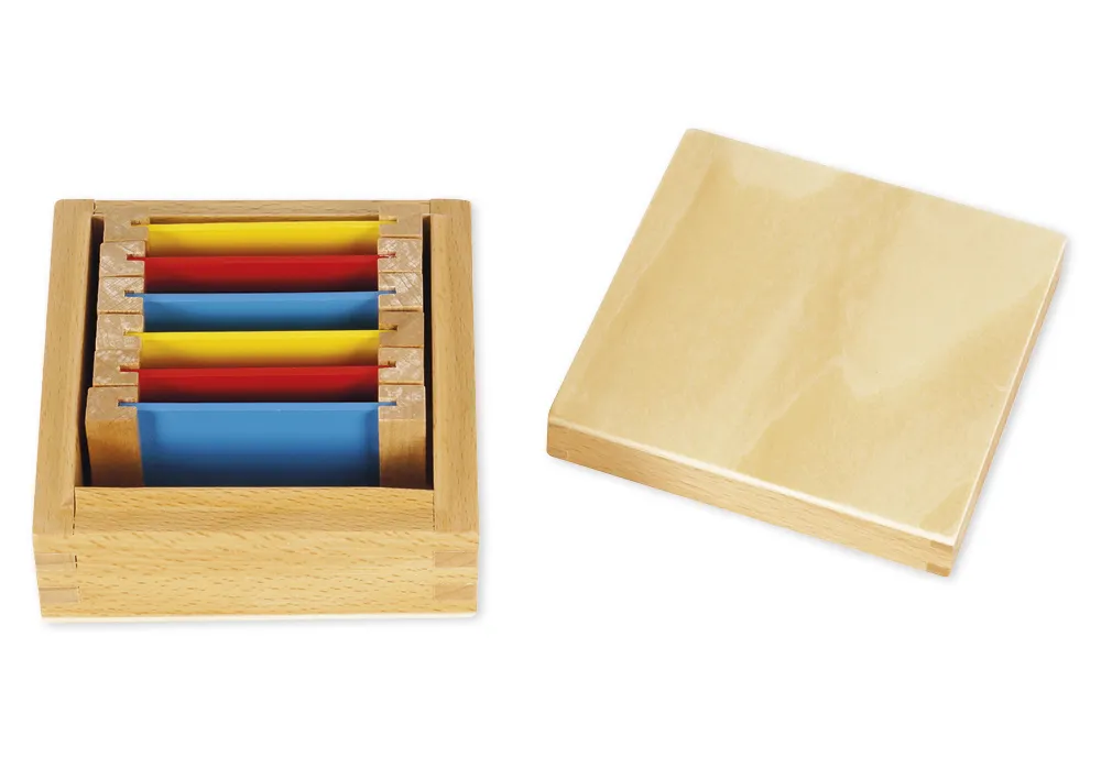 TimeTEX Farbtäfelchen, Satz 1, 3 Paare "Montessori Premium"