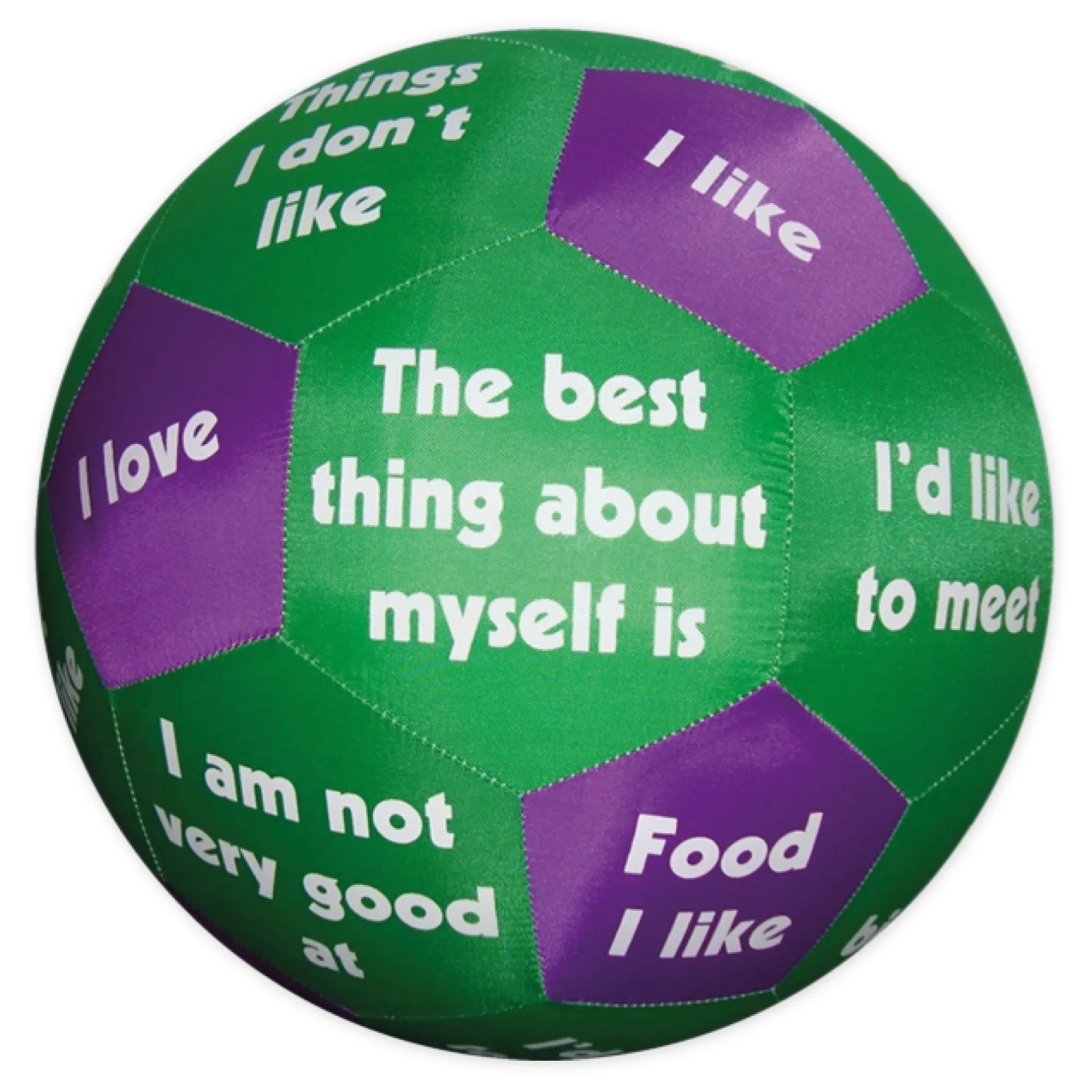 Lernspiel-Ball "Pello" - Kennenlernsätze Englisch