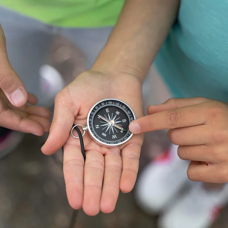 Kompass, klar, 4,5cm
