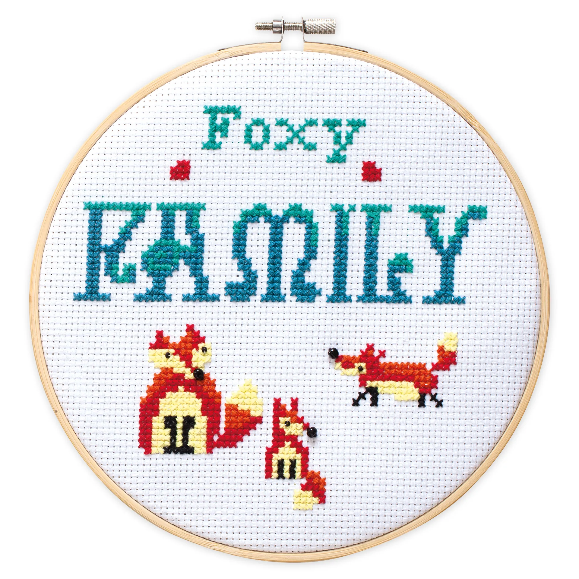 Stickgarn, 52 Docken in 26 Farben