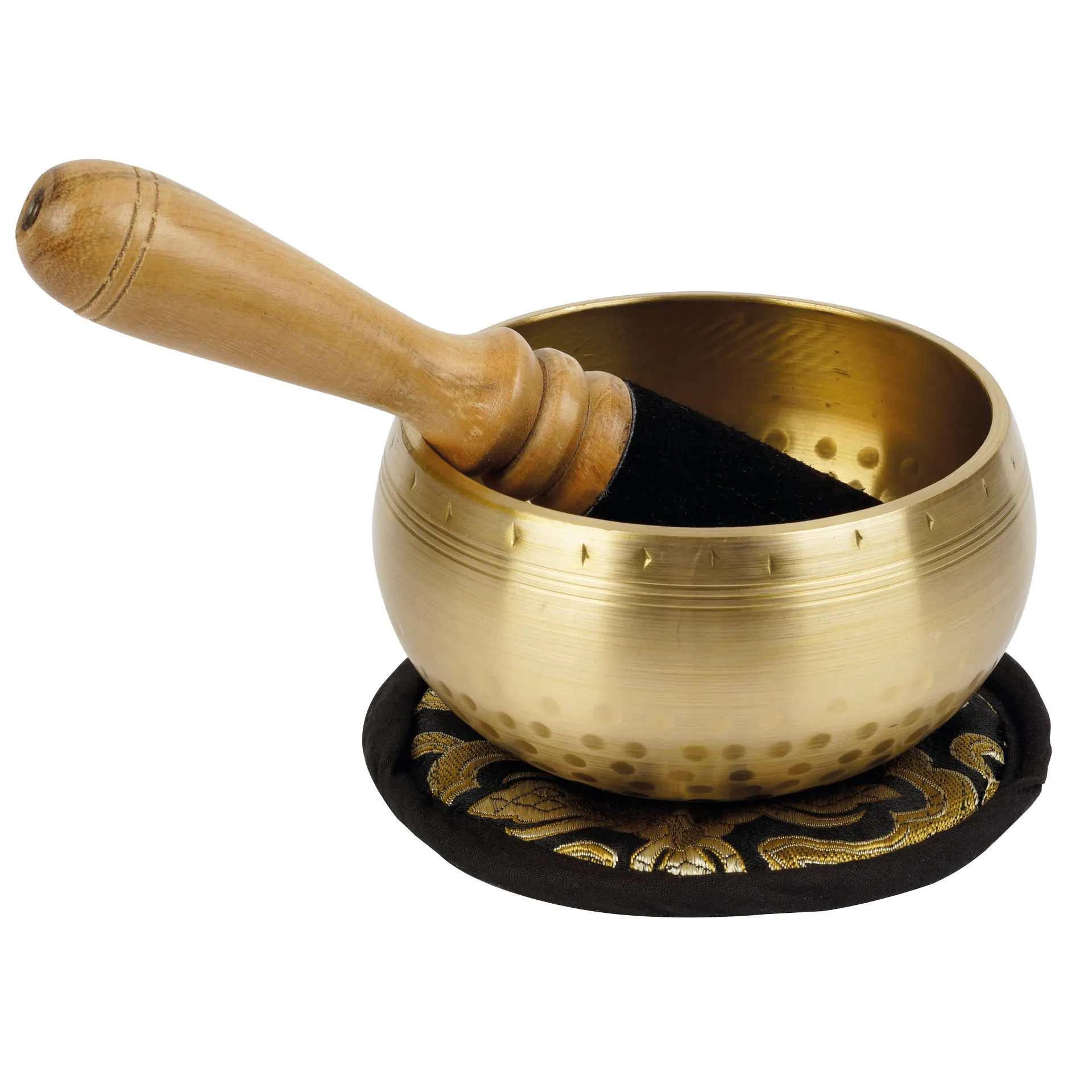 Klangschale "Nepal" im Stickbeutel, 12 cm ø, ca. 400 g