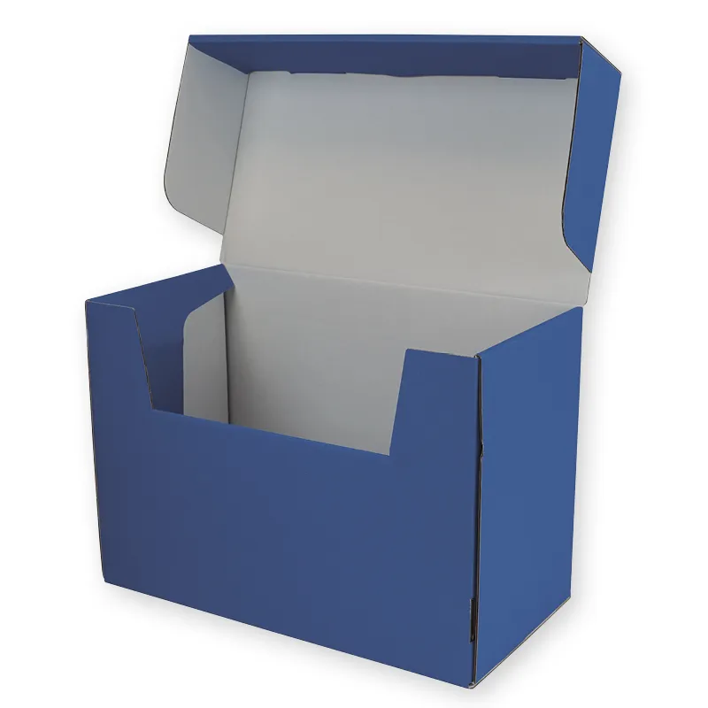 Karteikasten A5 aus Pappe, mit Klappdeckel, farbig