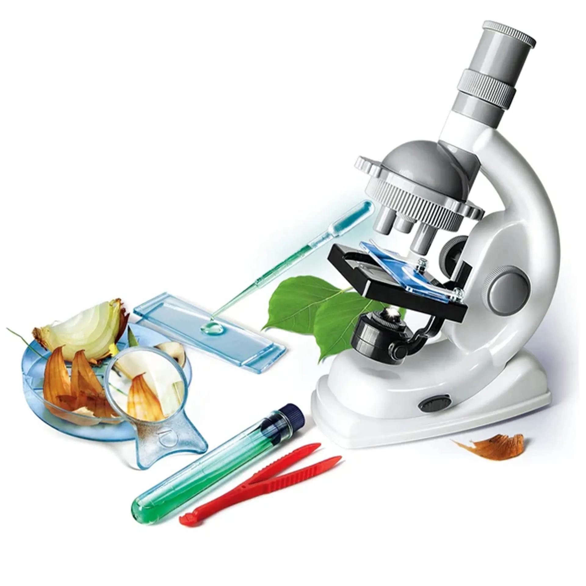 Set Einsteiger-Mikroskop, 600-fach, 20-tlg.