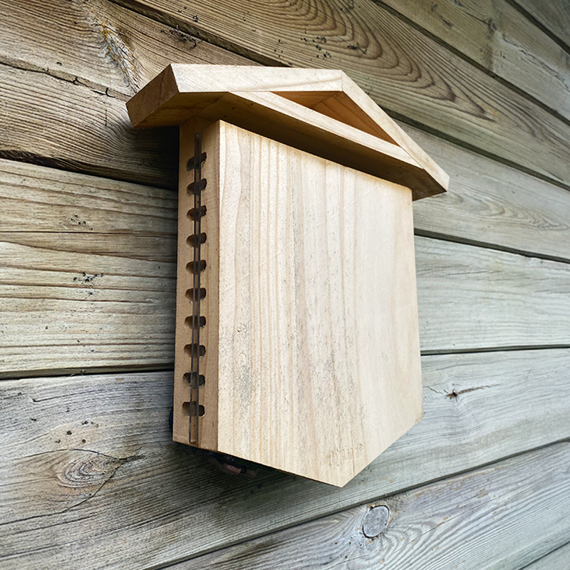 Wildbienen-Beobachtungshotel zum Aufklappen