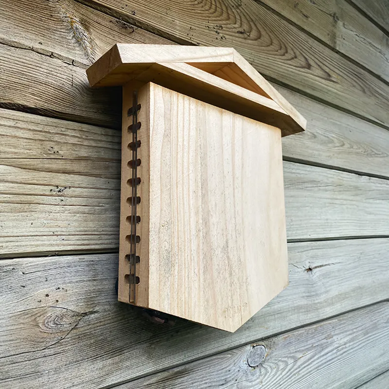 Wildbienen-Beobachtungshotel zum Aufklappen