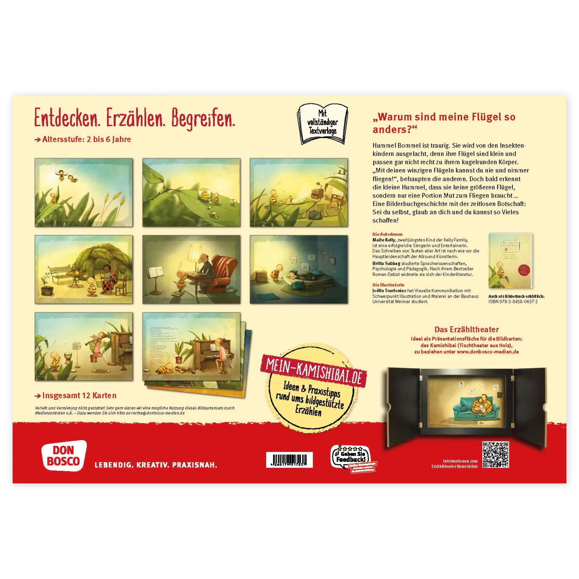 Bildergeschichten-Karten "Die kleine Hummel Bommel", 12-tlg.