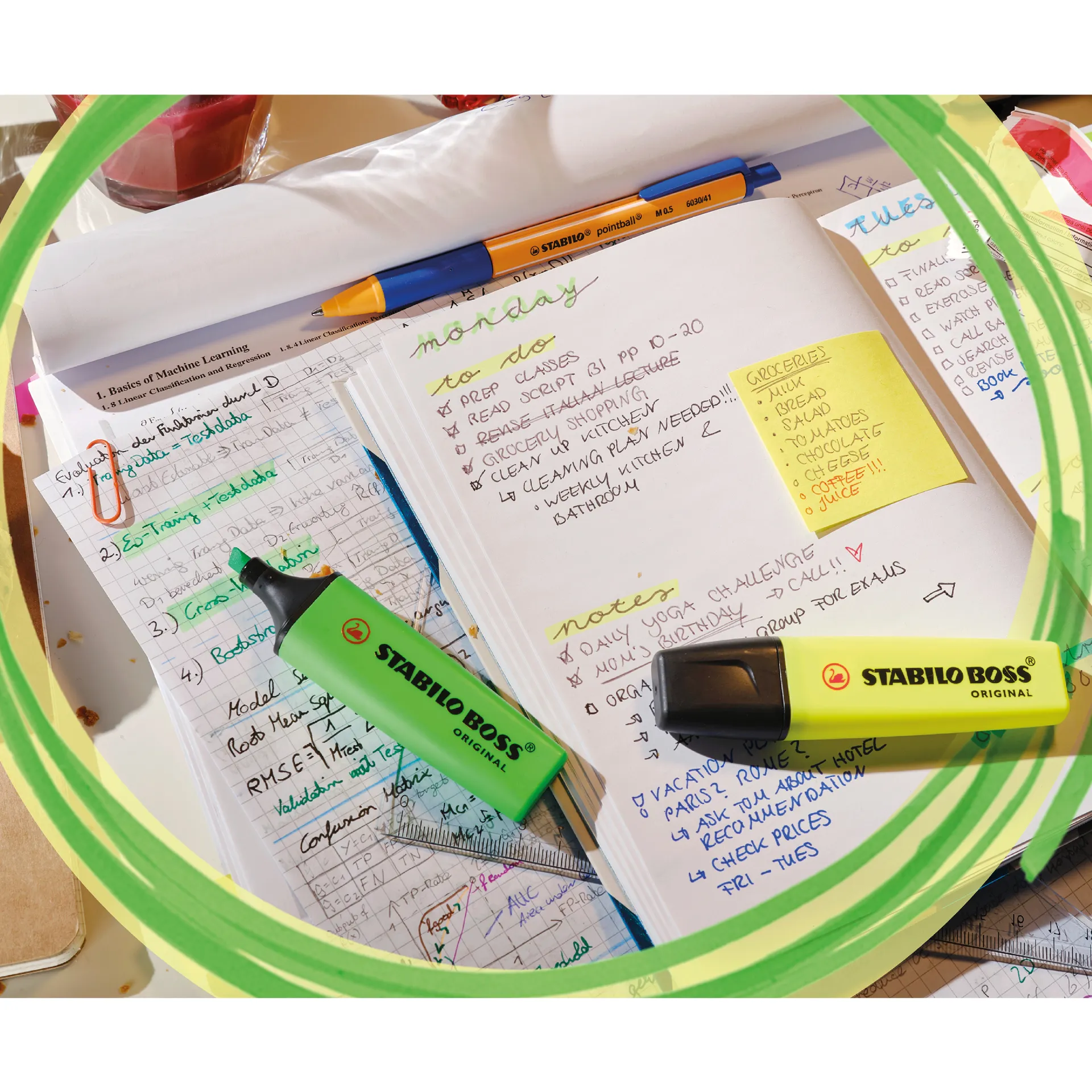 Stabilo Boss Original Textmarker, 4-tlg.