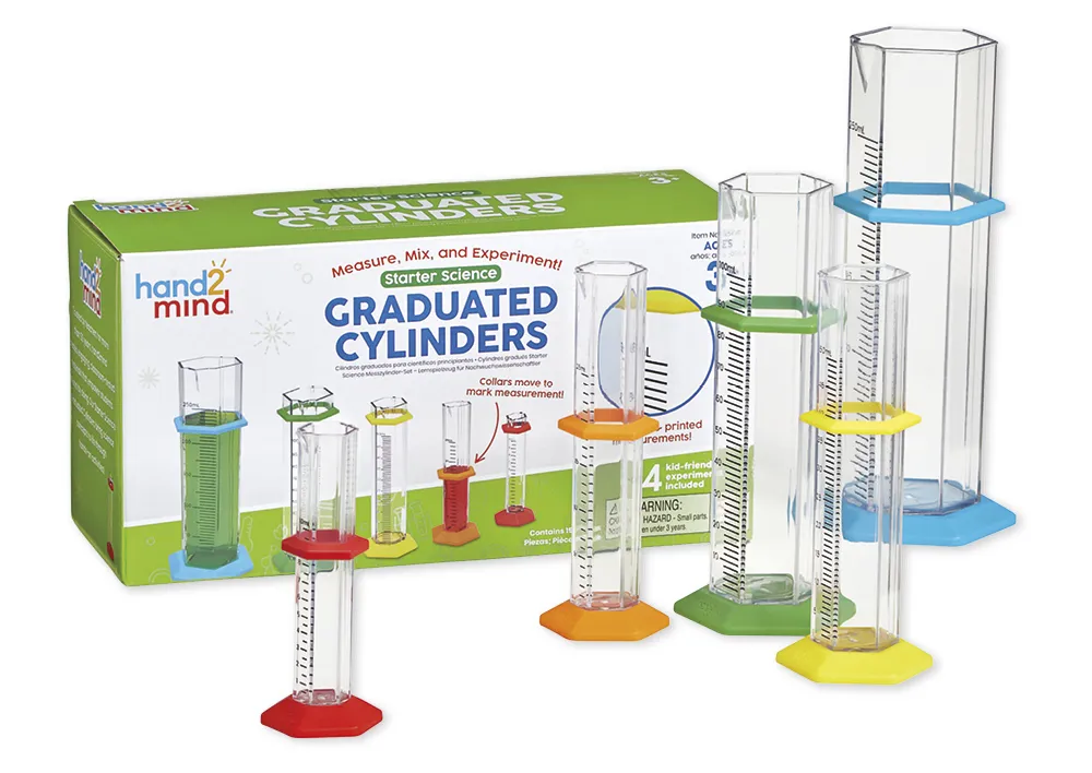 Bunte Messzylinder, 15-tlg.