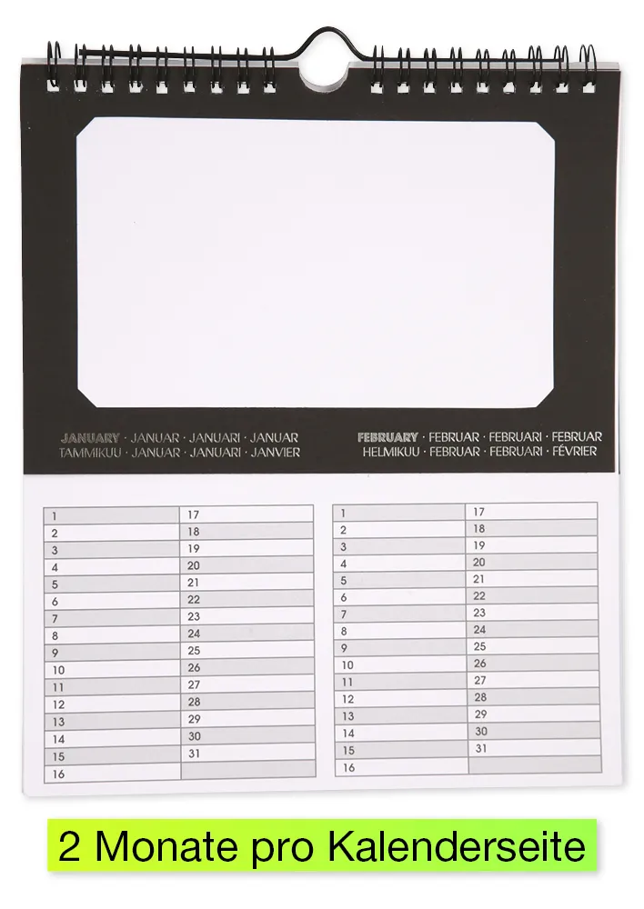 Ewiger Kalender, 5 Stück