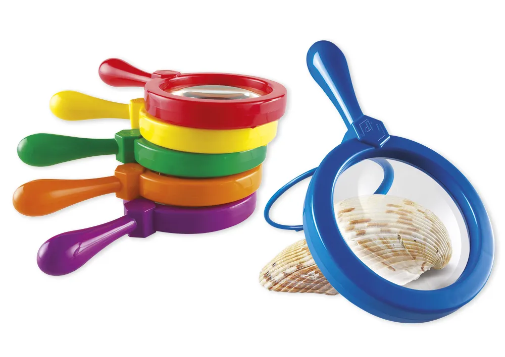 Set Riesen-Lupen mit Ständer zum Ausklappen, 6-tlg.