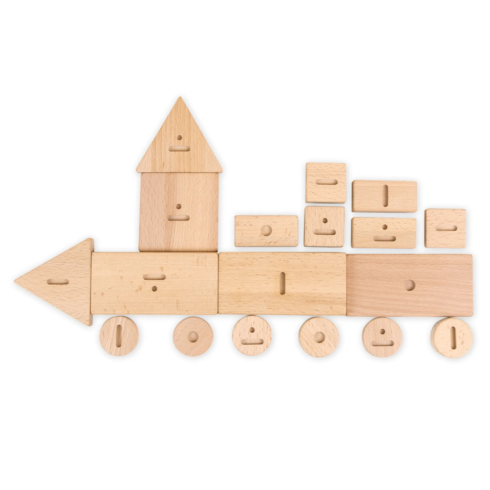 Logische Blöcke zum Tasten, 52-tlg.