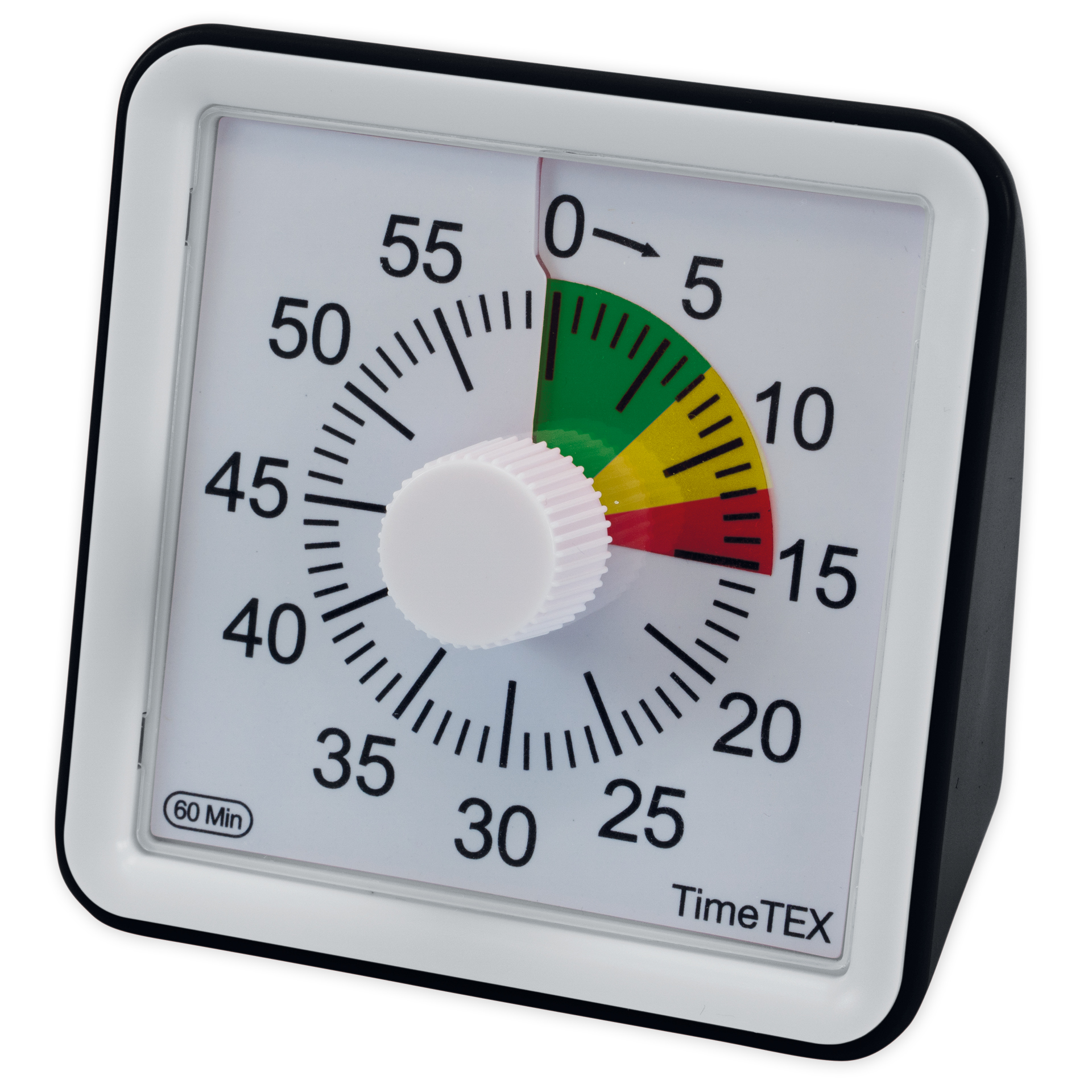 TimeTEX Zeitdauer-Uhr "lautlos" compact mit Ampelscheibe