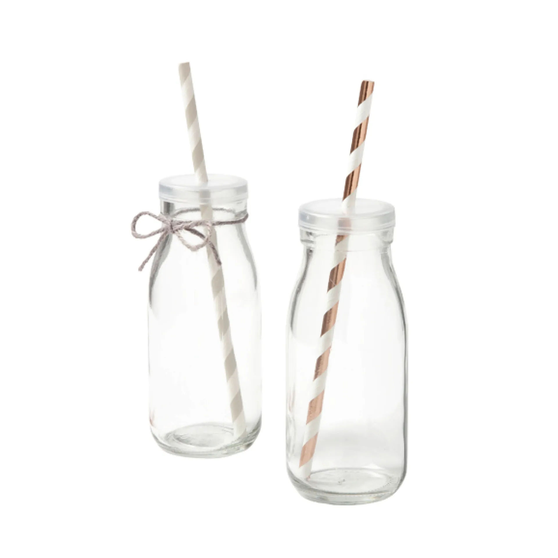 Papier-Strohhalme "Sweet Blossom" farbig sortiert, 25 Stück