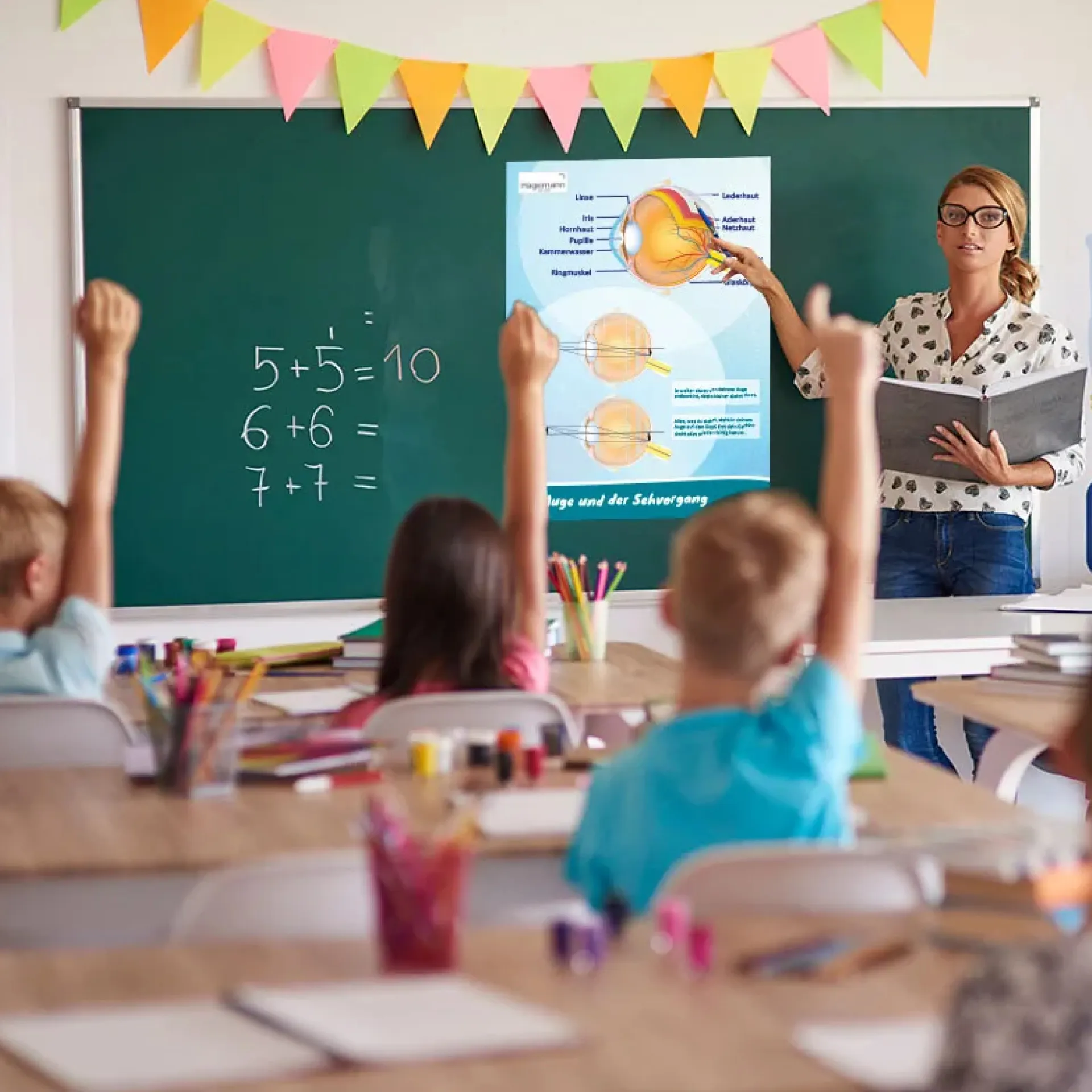 Hagemann Poster  Das Auge und der Sehvorgang