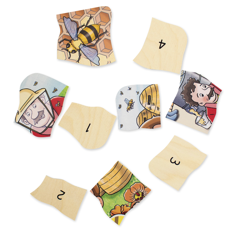 Schichten-Puzzle "Honig", 29-tlg.