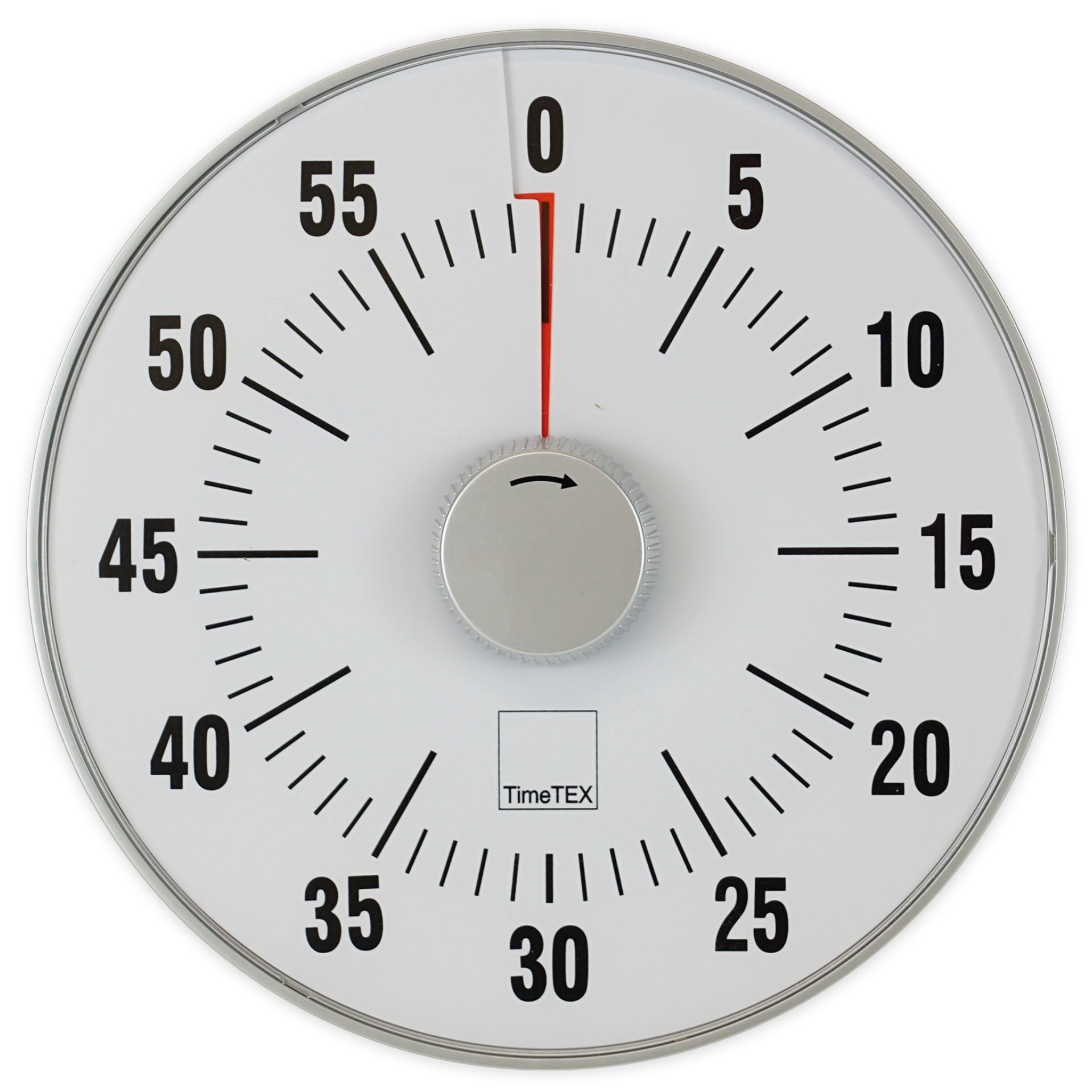 TimeTEX Zeitdauer-Uhr "lautlos" L, 19 cm ø mit Ampelscheibe