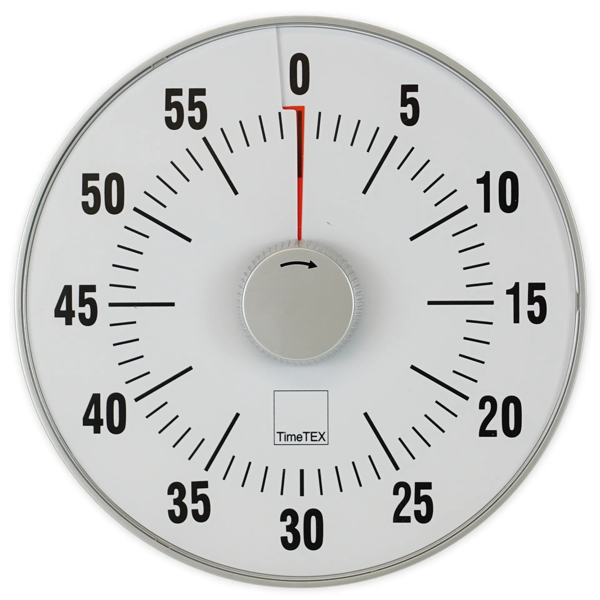 TimeTEX Zeitdauer-Uhr "lautlos" L, 19 cm ø mit Ampelscheibe