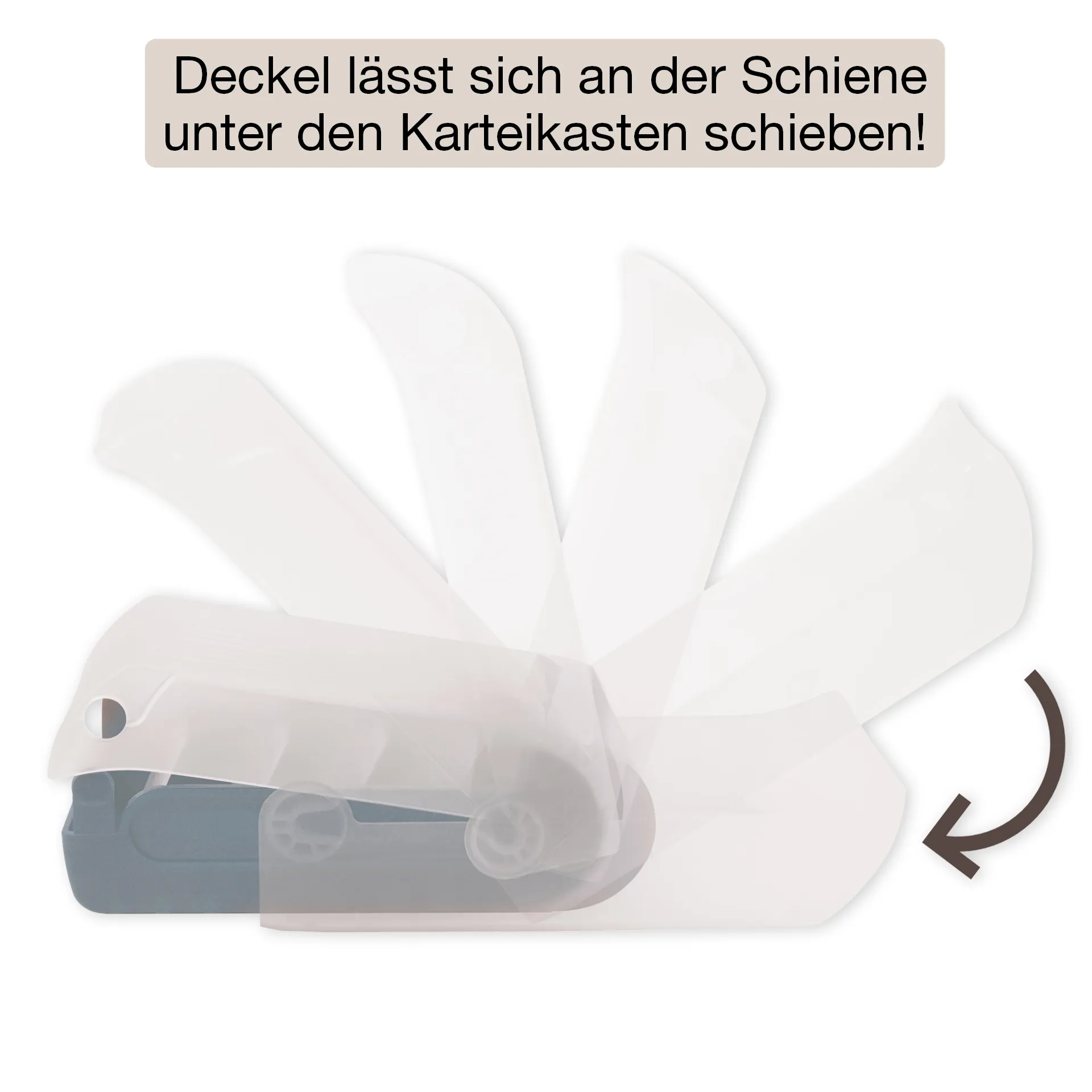 Lernbox A8 Kunststoff mit 100 Lernkärtchen