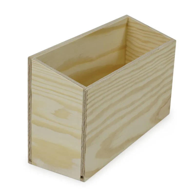 Karteikasten Tamara DIN A5 quer, nach vorne abfallend, Kiefernholz