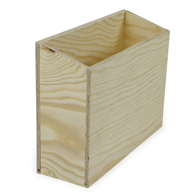 Karteikasten Klaus DIN A4 hoch, nach vorne abfallend, Kiefernholz