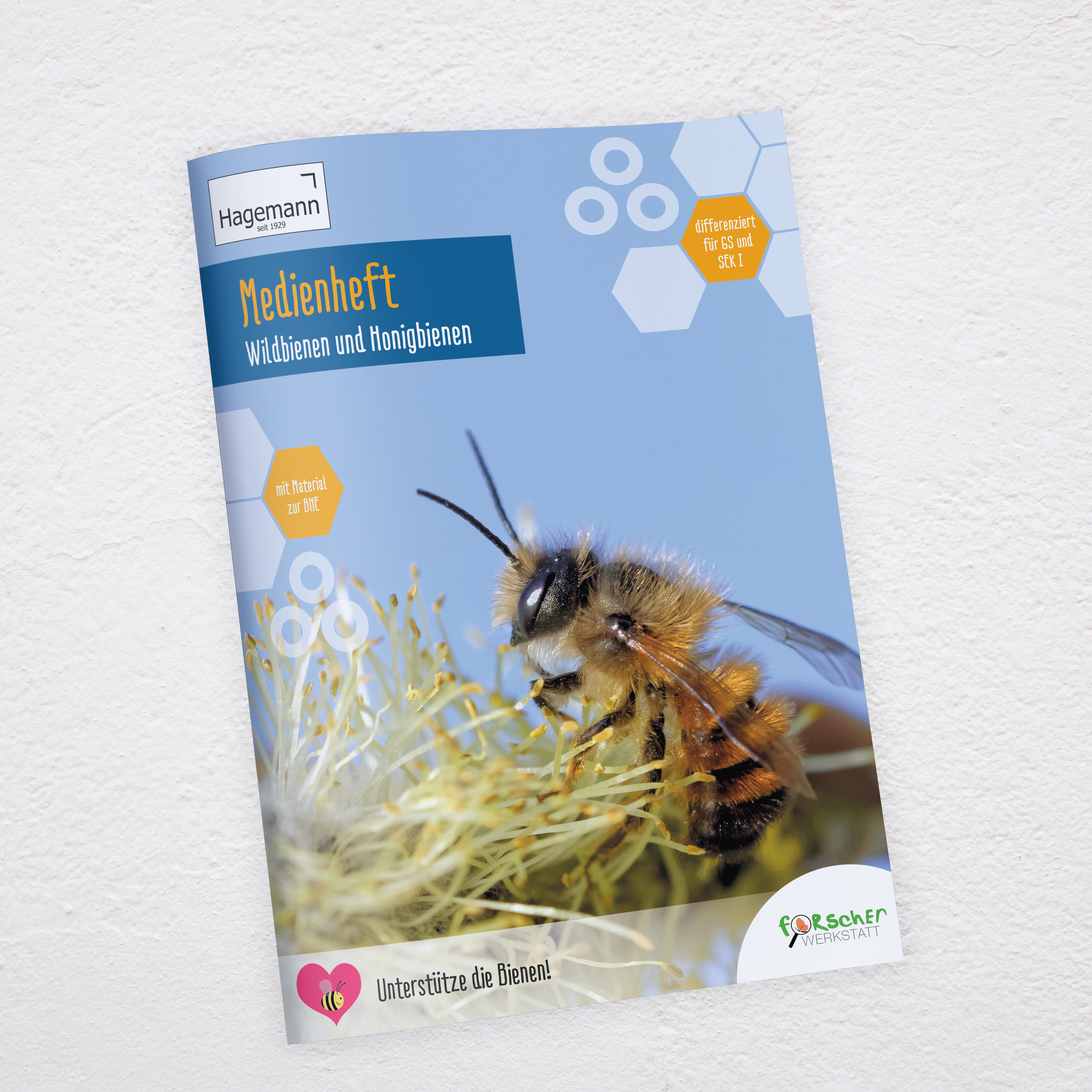 Medienheft Wildbienen und Honigbienen