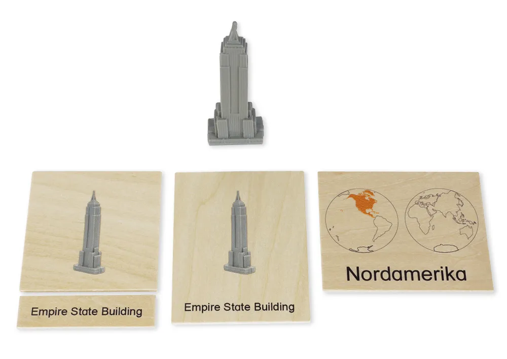 TimeTEX Wahrzeichen-Kontinent-Box "Montessori Premium"